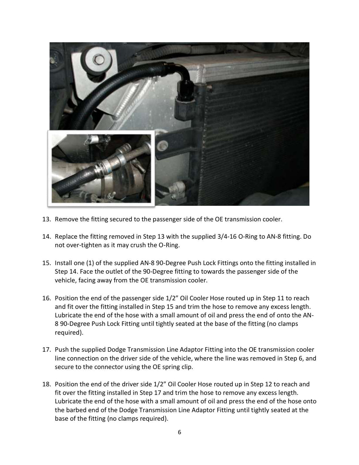 aFe Bladerunner Auto. Transmission Oil Cooler Kit 10-12 Ram Diesel Trucks L6 6.7L (td)
