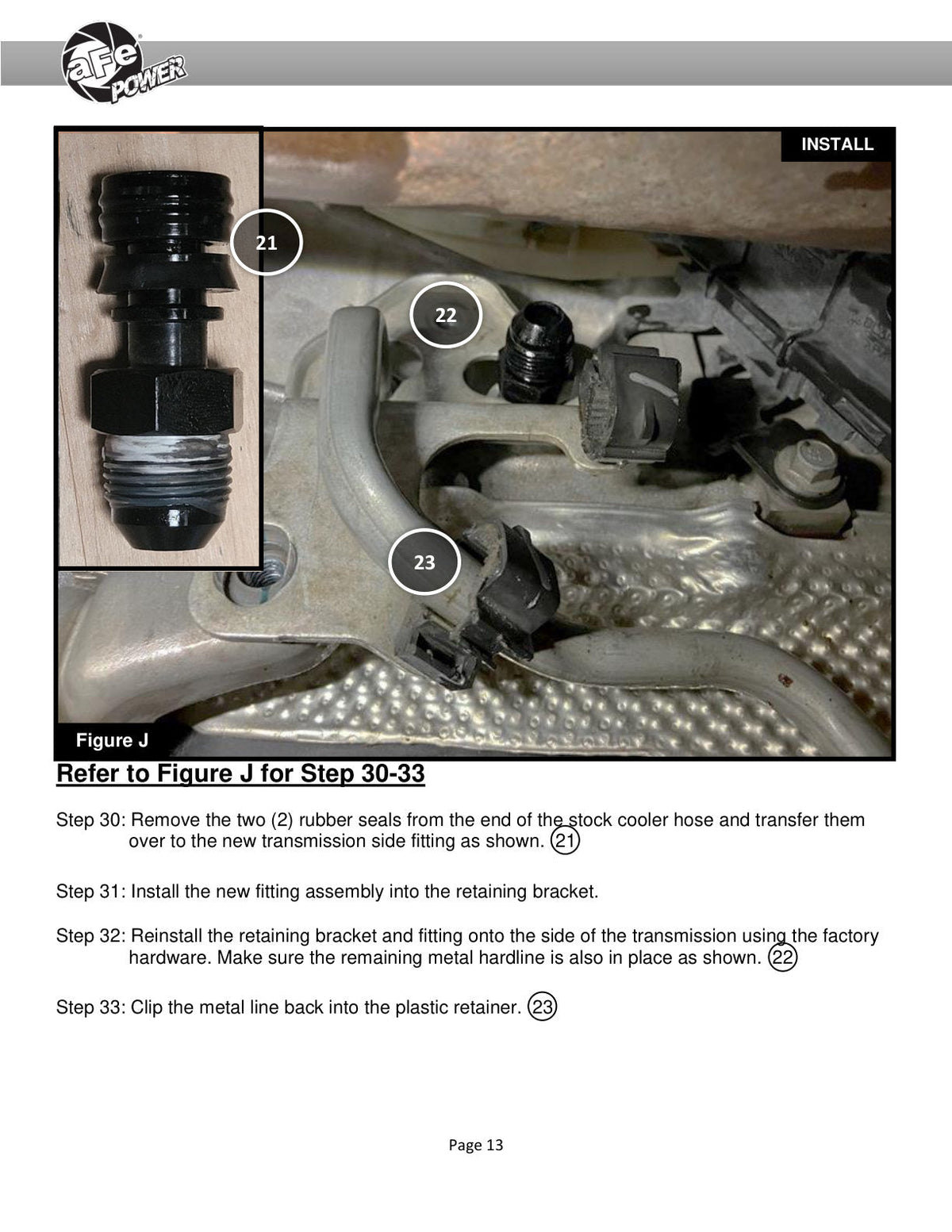 aFe 15-20 Ford F-150 6R80/10R80 BladeRunner Transmission Oil Cooler Kit