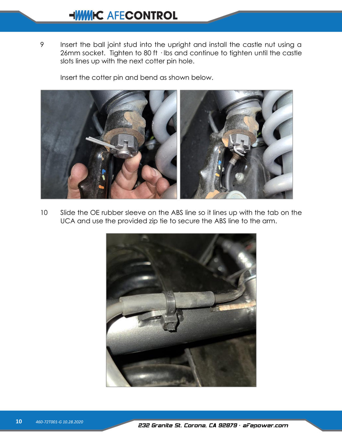 aFe Control 05-20 Tacoma Upper Control Arms - Gunmetal Grey