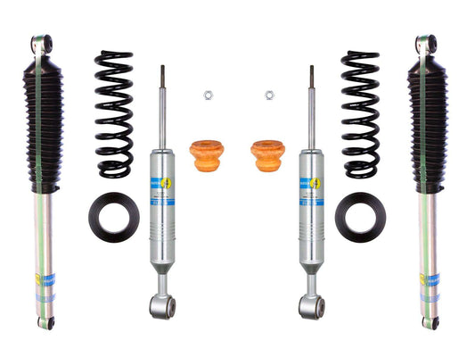 Bilstein 6112 Strut & Spring + Rear B8 5100 Shocks Set w/0-2.25" lift - 2004-2008 Ford F-150 4WD