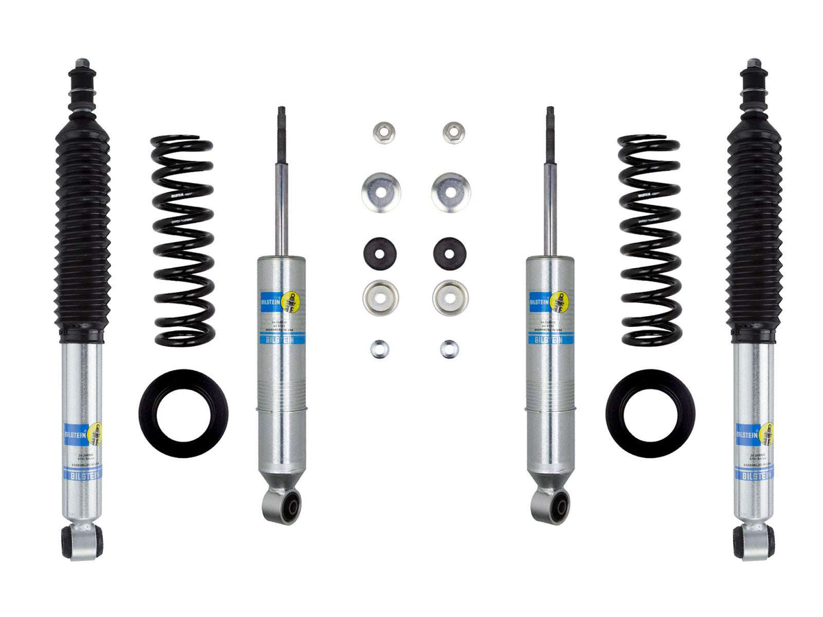 Bilstein 6112 Strut & Spring + Rear B8 5100 Shocks Set w/0-2.3" lift - 1996-2002 Toyota 4Runner 4WD