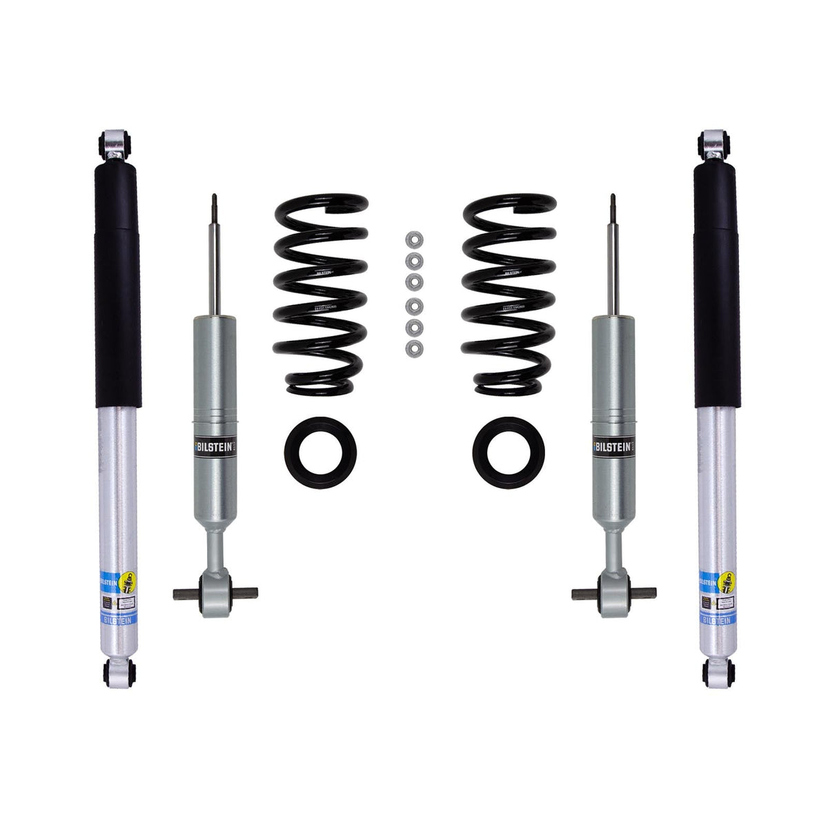 Bilstein 6112 Strut & Spring + Rear B8 5100 Shocks Set w/0-1.2" lift - 2019-2026 Chevrolet Silverado 1500 Trail Boss 4WD