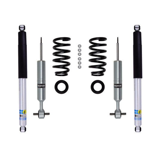 Bilstein 6112 Strut & Spring + Rear B8 5100 Shocks Set w/0-1.2" lift - 2019-2026 GMC Sierra 1500 AT4 4WD