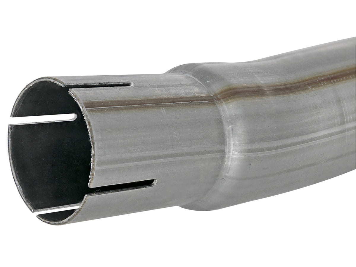 aFe Twisted Steel 2in Stainless Steel Loop Delete Down-Pipe 2018+ Jeep Wrangler (JL) V6 3.6L