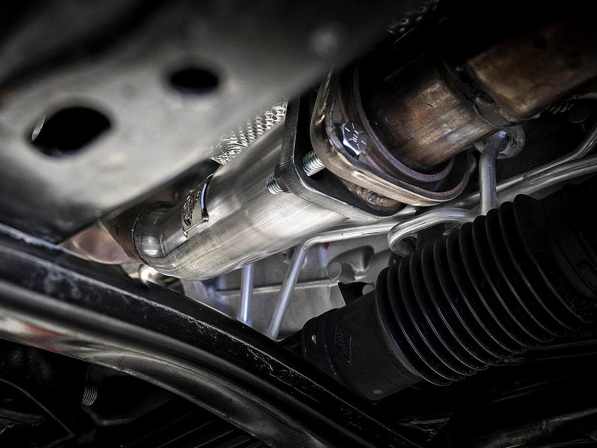 aFe Twisted Steel 2in Stainless Steel Loop Delete Down-Pipe 2018+ Jeep Wrangler (JL) V6 3.6L