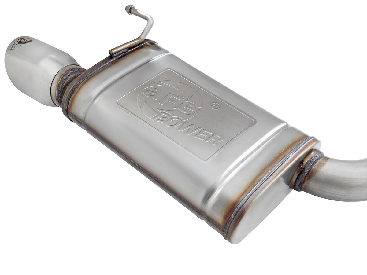 aFe MACH Force XP Exhausts Cat-Back SS-304 EXH w/ Polished Tips 15-16 Ford Mustang EcoBoost 2.3L (t)