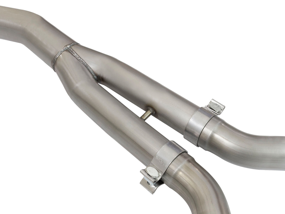 aFe MACH Force XP Exhausts Cat-Back SS-304 EXH w/ Polished Tips 15-16 Ford Mustang EcoBoost 2.3L (t)