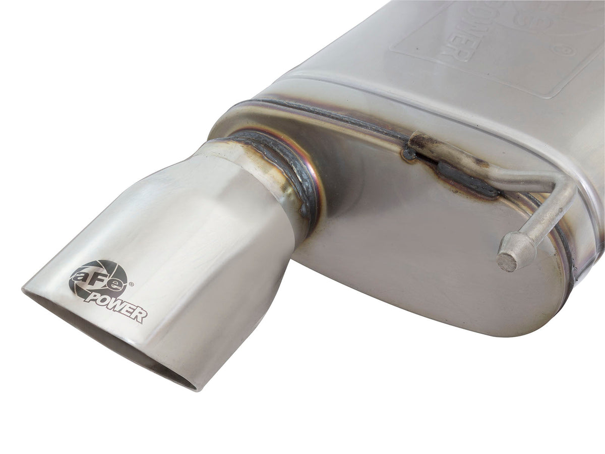 aFe MACH Force XP Exhausts Cat-Back SS-304 EXH w/ Polished Tips 15-16 Ford Mustang EcoBoost 2.3L (t)