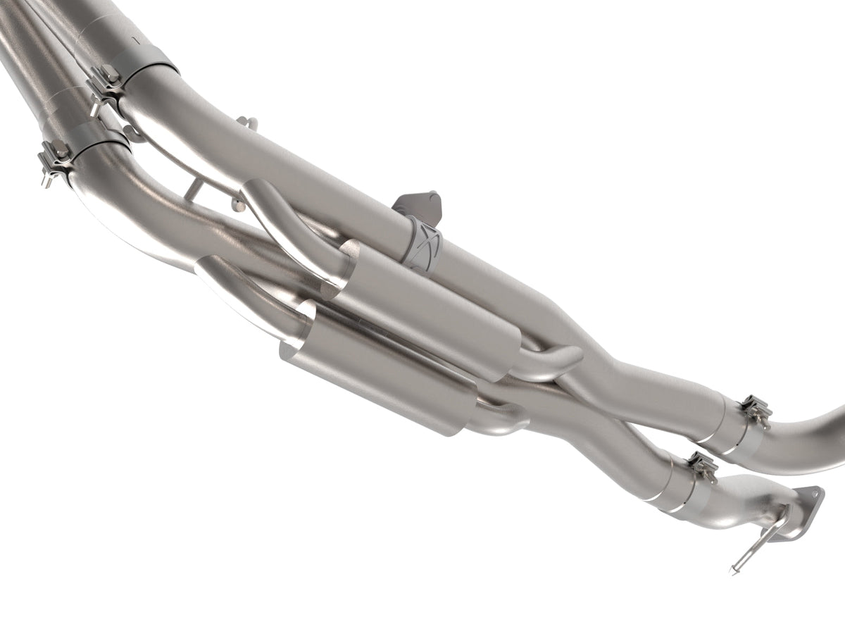 aFe 22-26 Ford Bronco V6 3.0L (tt) Vulcan Series 3in 304SS Cat-Back Exhaust System w/ Black Tips