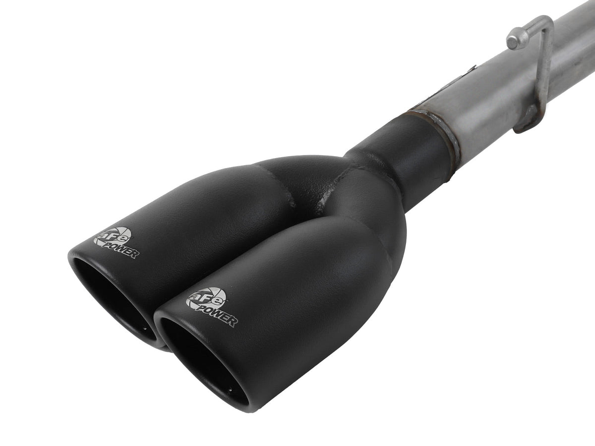 aFe Gemini XV 3in 304 SS Cat-Back Exhaust w/ Cutout 19-21 GM Silverado/Sierra 1500 V8- w/ Black Tips