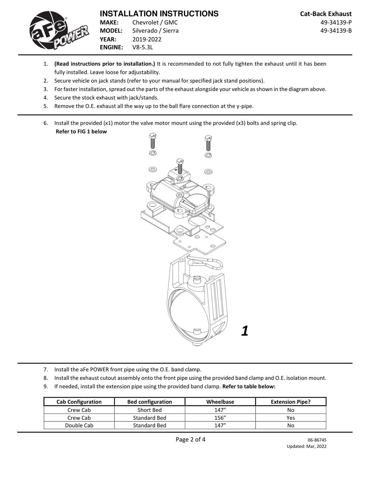 aFe Gemini XV 3in 304 SS Cat-Back Exhaust w/ Cutout 19-21 GM Silverado/Sierra 1500 V8- w/ Black Tips