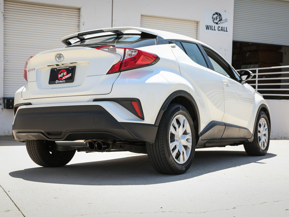 aFe Takeda 18-21 Toyota C-HR 2.0L 2.5in 304 Stainless Steel Cat-Back Exhaust w/ Black Tip