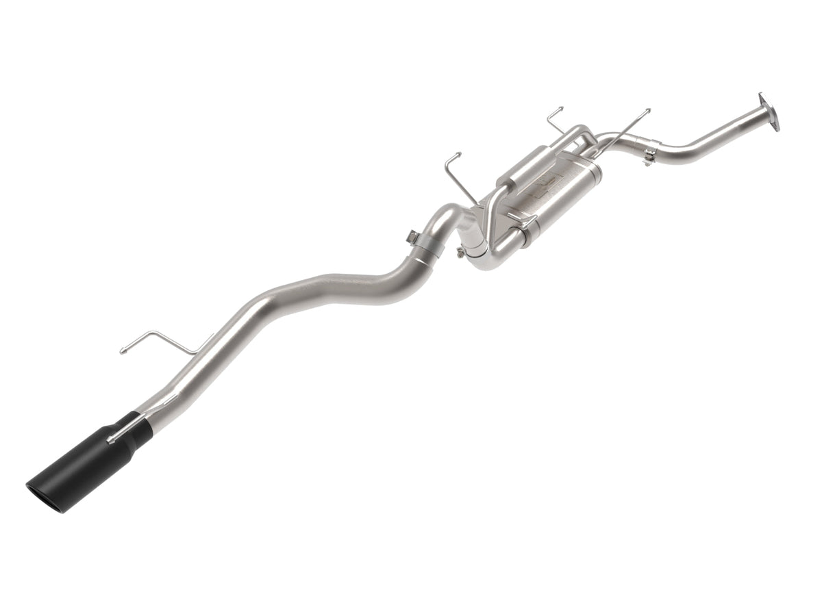 aFe 24-25 Toyota Land Cruiser 2-1/2in to 3in 304 SS Cat-Back Exhaust System w/ Black Tip