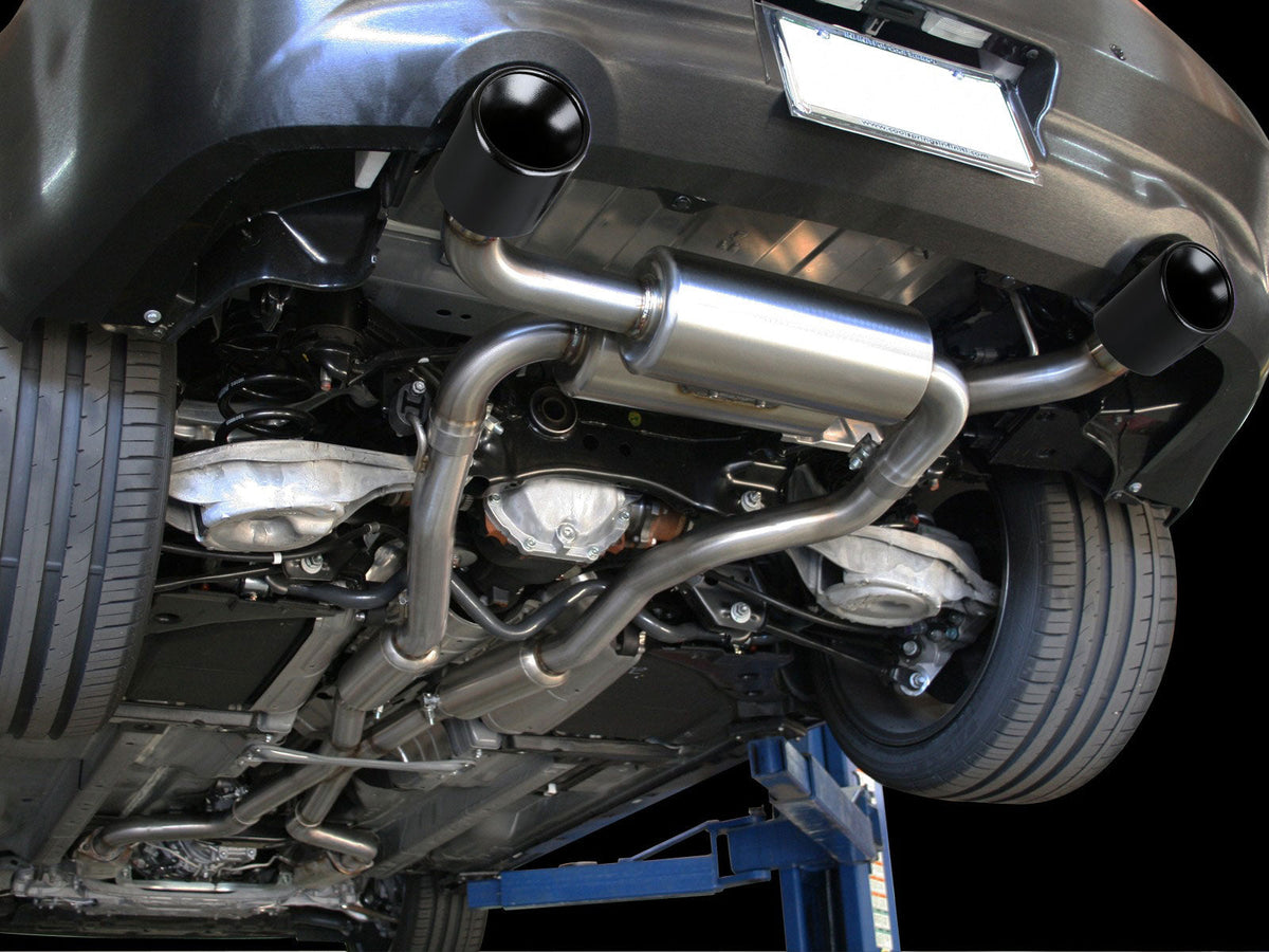 aFe Takeda 2-1/2in 304SS Cat-Back Exhaust Infiniti G37 08-13/Q60 14-15 V6-3.7 w/ Blue Flame Tips
