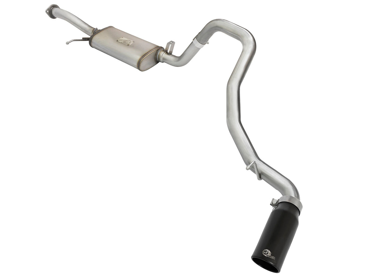 aFe MACH Force XP 2-1/2in SS-304 Cat-Back Exhausts w/ Black Tip 02-16 Nissan Patrol (Y61) I6-4.8L