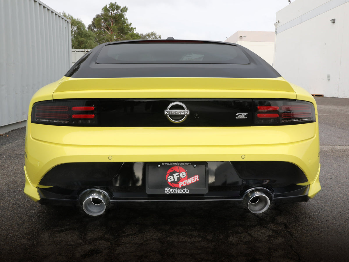 aFe 2023 Nissan Z V6-3.0L (tt)Takeda Stainless Steel Axle-Back Exhaust System w/ Carbon Fiber Tip