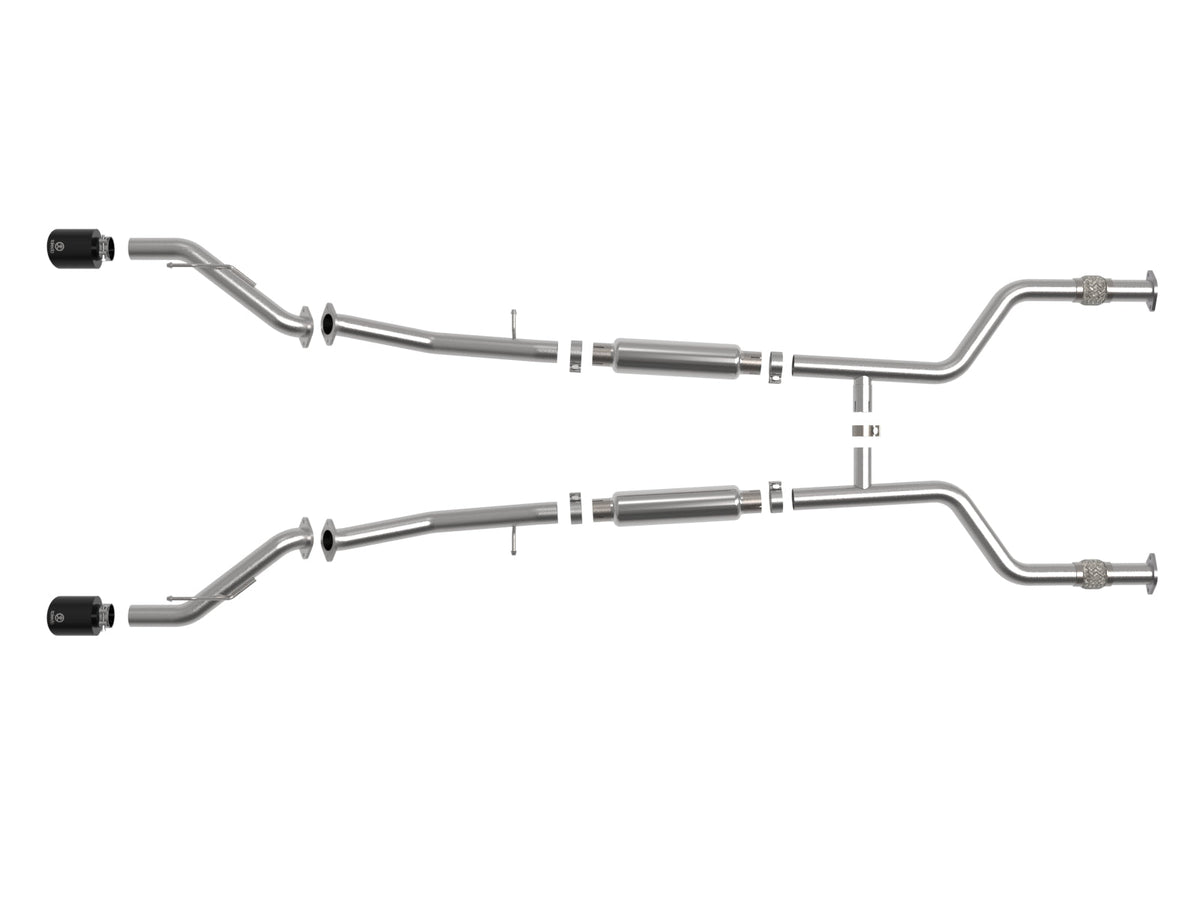aFe POWER Takeda 2023 Nissan Z 2 1/2in 304 SS Cat-Back Exhaust System w/ Carbon Fiber Tips