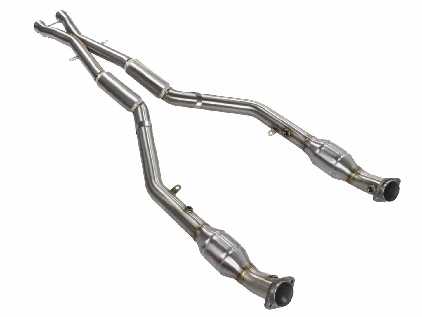 aFe Mach Force-Xp X-Pipe 2-1/2 IN 304 Stainless Steel w/ Cat & Resonator - BMW E9X M3
