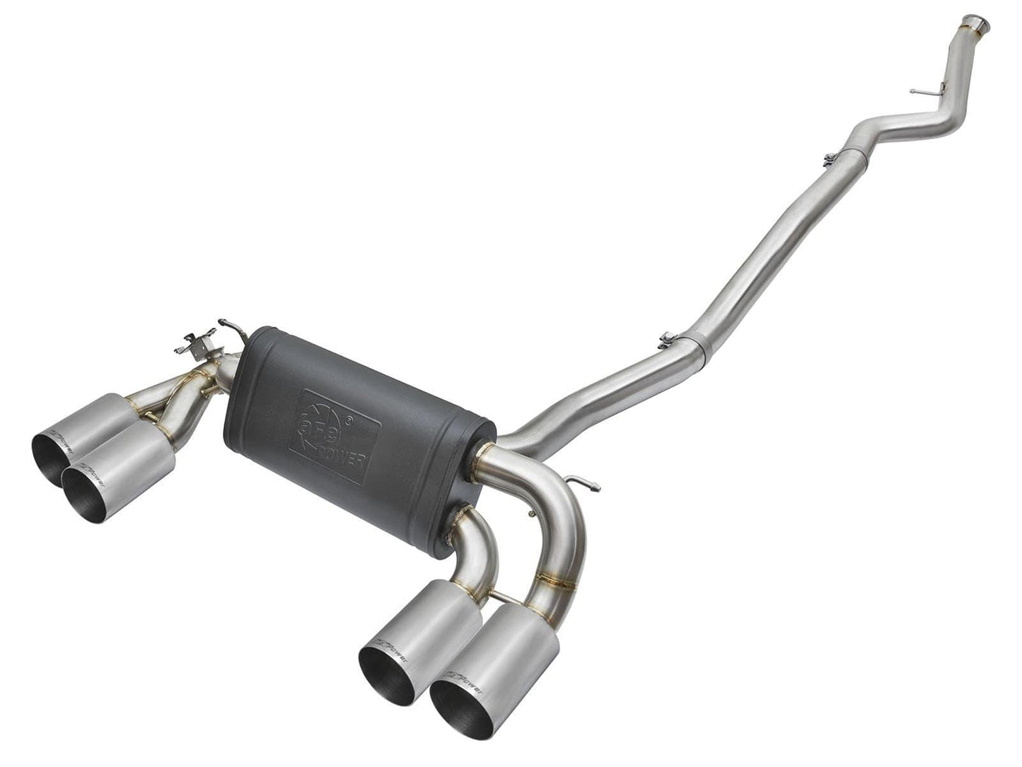 MACH Force-Xp 3 IN to 2-1/2 IN 304 Stainless Steel Cat-Back Exhaust System - BMW / F87 M2