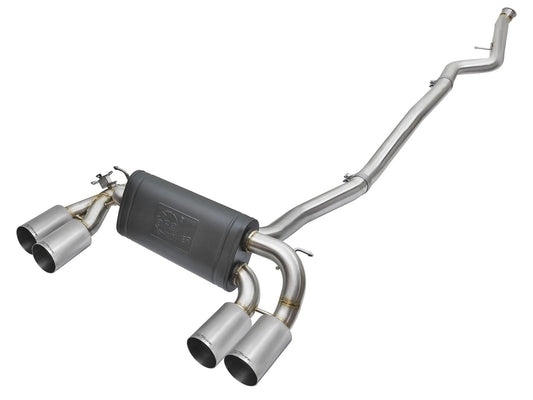 MACH Force-Xp 3 IN to 2-1/2 IN 304 Stainless Steel Cat-Back Exhaust System - BMW / F87 M2