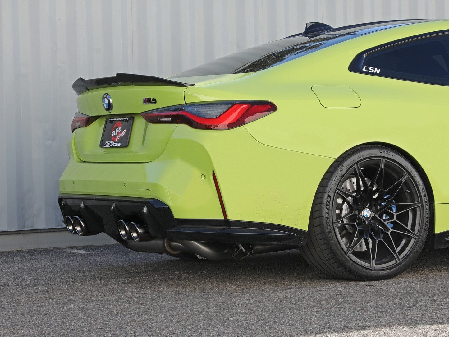 aFe Mach Force-Xp 3 IN to 2-1/2 IN 304 Stainless Steel Cat-Back Exhaust w/ Black Tip - BMW / G8X / M3 / M4 / M4 Competition