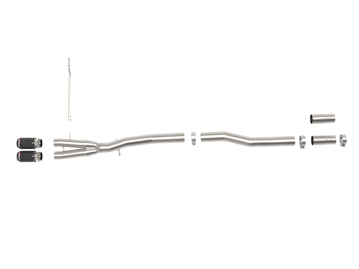 aFe 14-24 Mini Cooper S MACH Force-Xp 3in to 2-1/2in 304SS Cat-Back Exhaust w/ Carbon Fiber Tip
