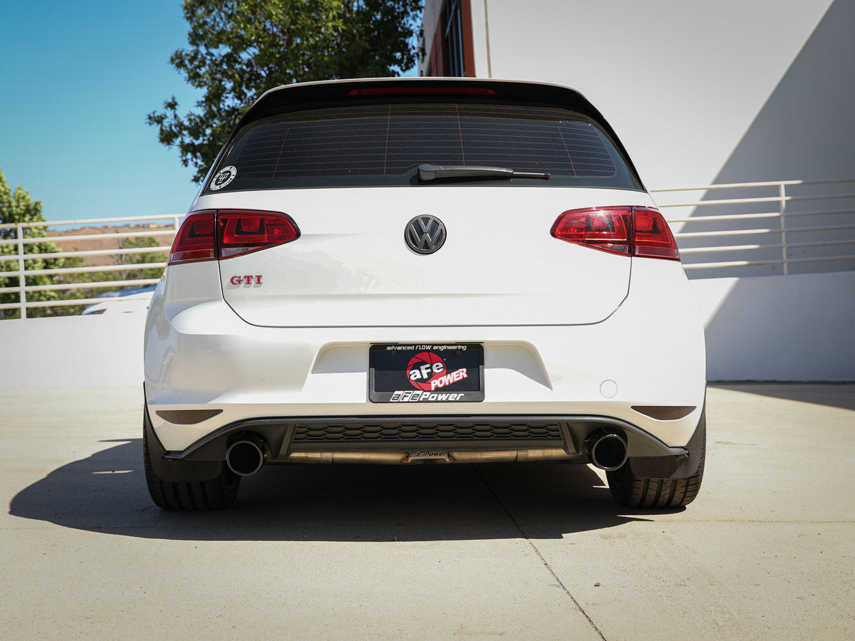 aFe MACH Force XP 3in-2.5in SS Exhaust Cat-Back 15-17 Volkswagen GTI (MKVII) L4-2.0L (t) - Black