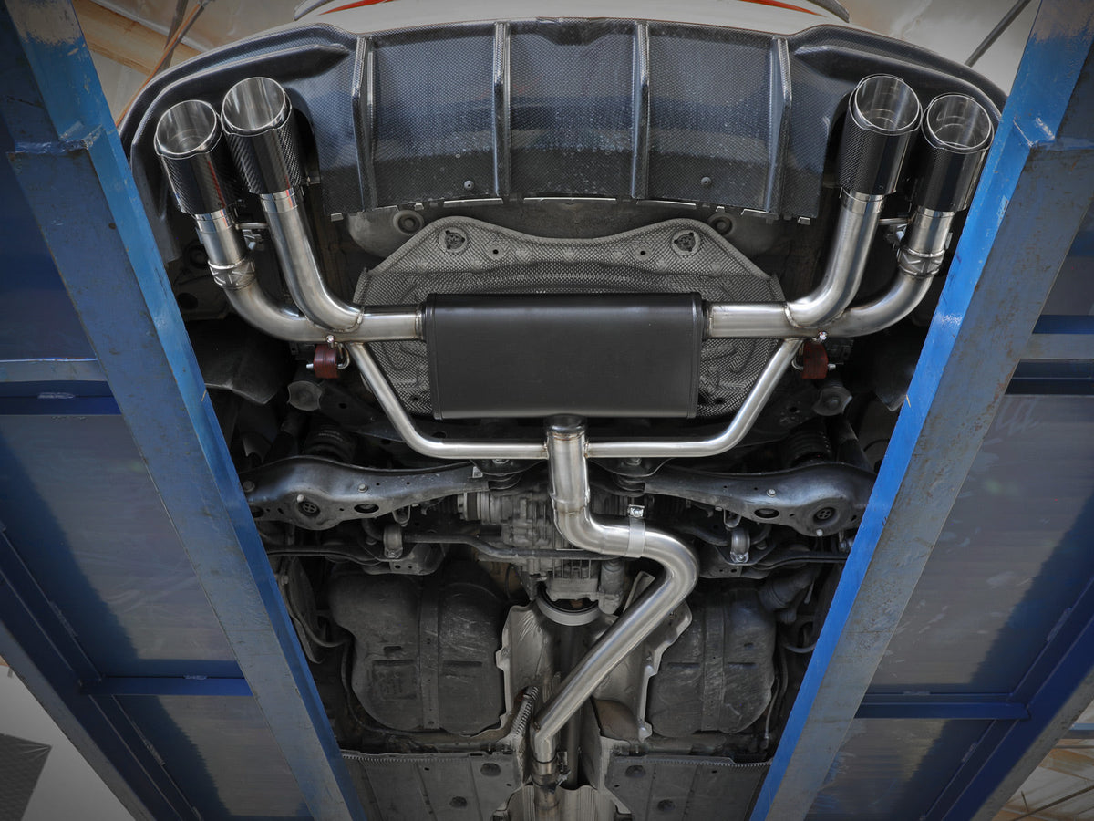 aFe MACH Force XP 3in-2.5in 304SS Exhaust Cat-Back 15-20 Audi S3 L4-2.0L (t) - Polished Tips