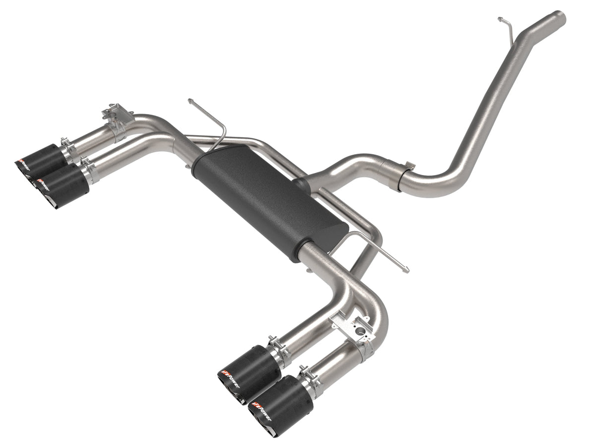 aFe MACH Force XP 3in-2.5in 304SS Exhaust Cat-Back 15-20 Audi S3 L4-2.0L (t) - Black Tips