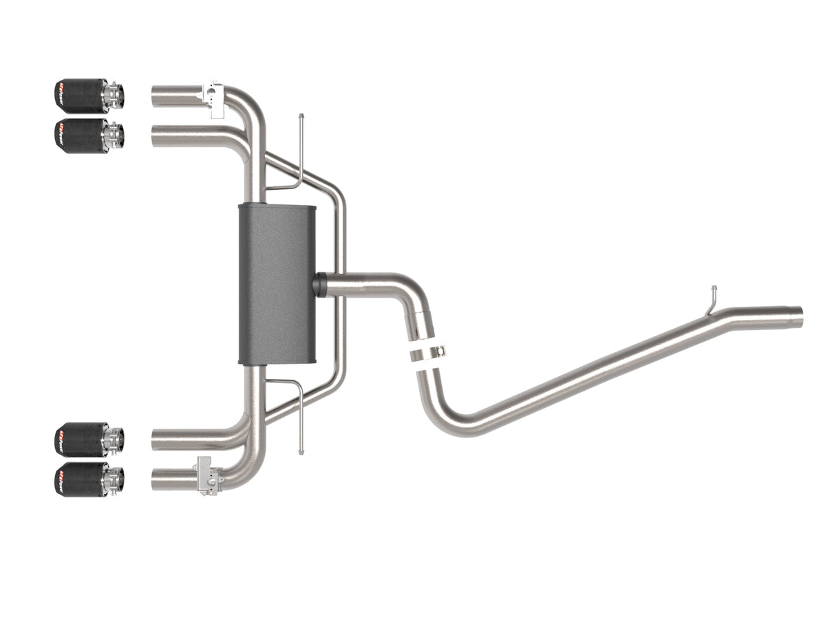 aFe MACH Force XP 3in-2.5in 304SS Exhaust Cat-Back 15-20 Audi S3 L4-2.0L (t) - Polished Tips
