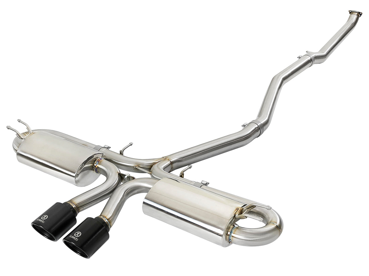 aFe Takeda 3in 304 SS Cat-Back Exhaust System w/ Blue Tips 2017 Honda Civic Si I4 1.5L (t)