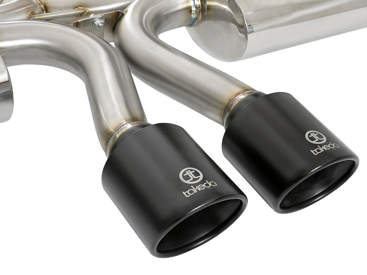aFe Takeda 3in 304 SS Cat-Back Exhaust System w/ Polished Tips 2017 Honda Civic Si I4 1.5L (t)