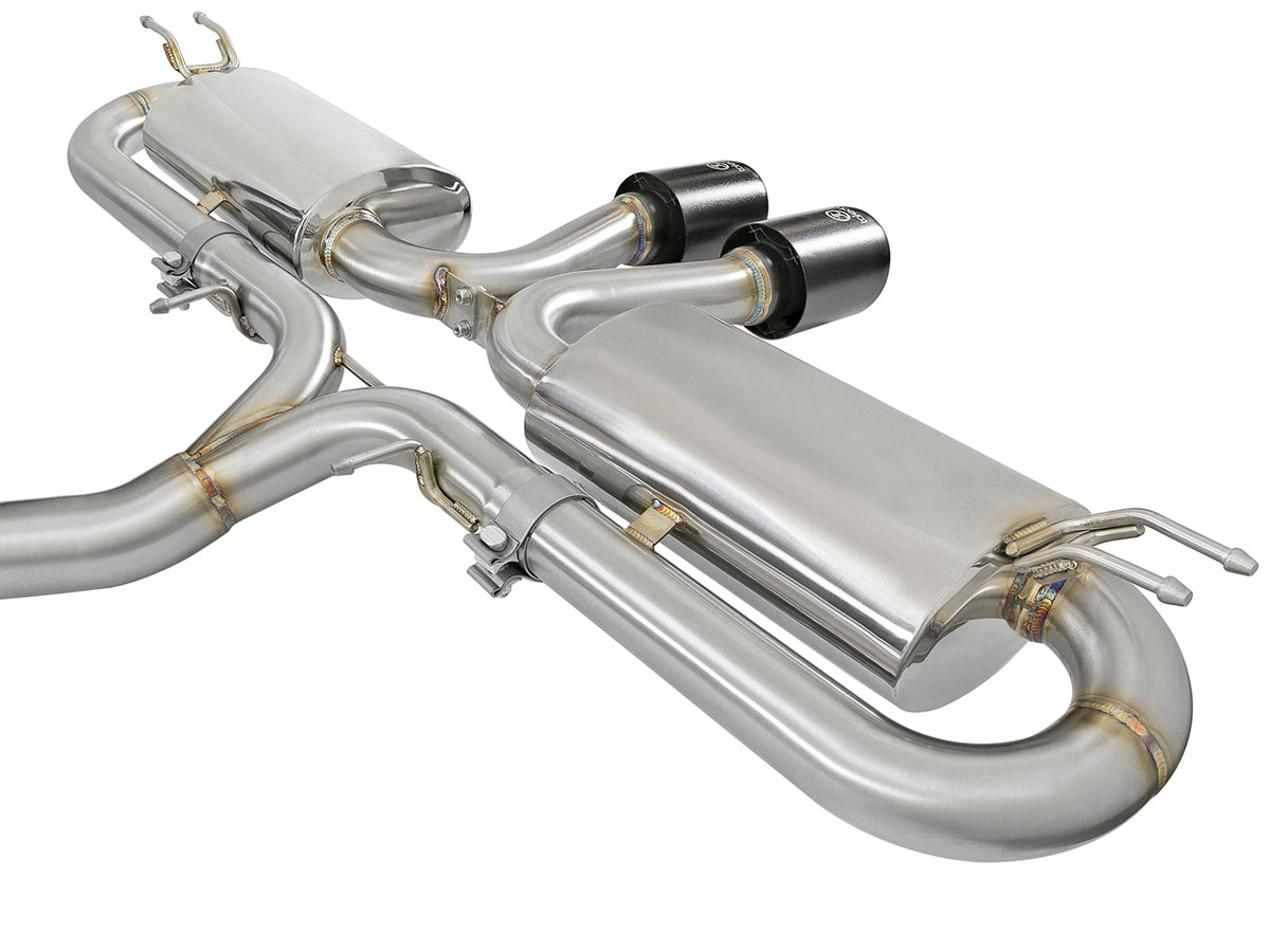 aFe Takeda 3in 304 SS Cat-Back Exhaust System w/ Blue Tips 2017 Honda Civic Si I4 1.5L (t)