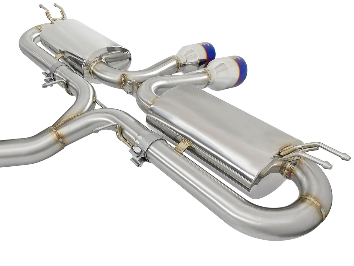 aFe Takeda 3in 304 SS Cat-Back Exhaust System w/ Polished Tips 2017 Honda Civic Si I4 1.5L (t)