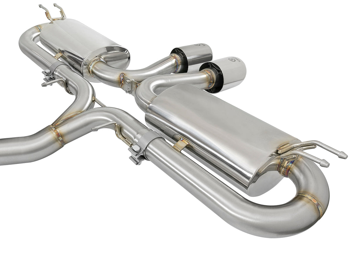 aFe Takeda 3in 304 SS Cat-Back Exhaust w/ Dual Center Black Tips 17+ Honda Civic Si (2dr) I4 1.5L