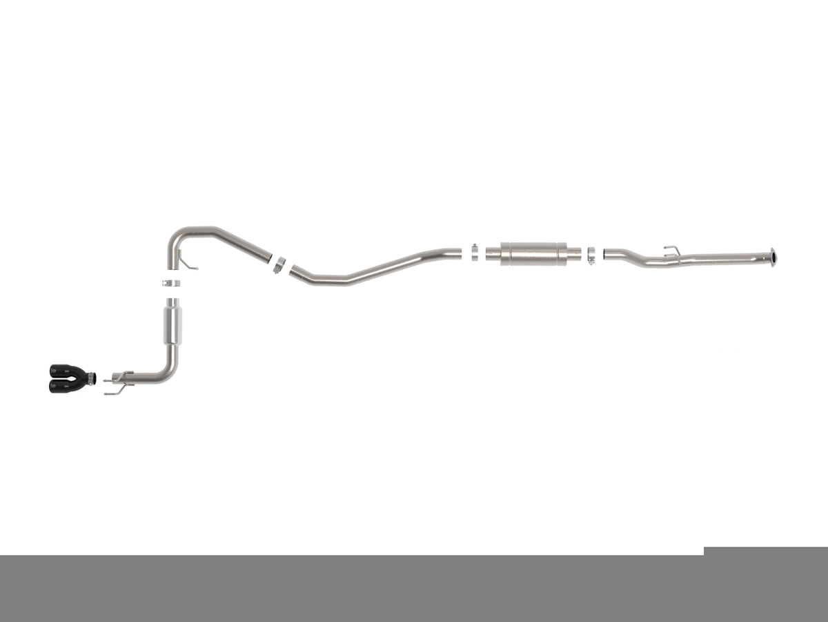 aFe POWER Takeda 2.5in 304 SS Cat-Back Exhaust w/ Black Tips 22-25 Honda Civic L4-2.0L