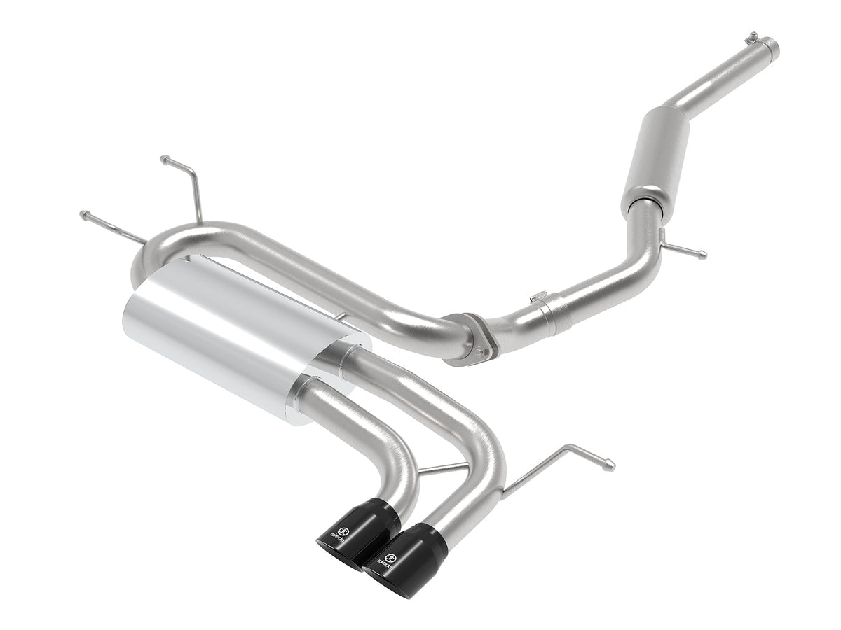 aFe Takeda 2-1/2in SS-304 Cat-Back Exhausts w/ Polished Tip 16-19 Mazda MX-5 Miata ND 2.0T