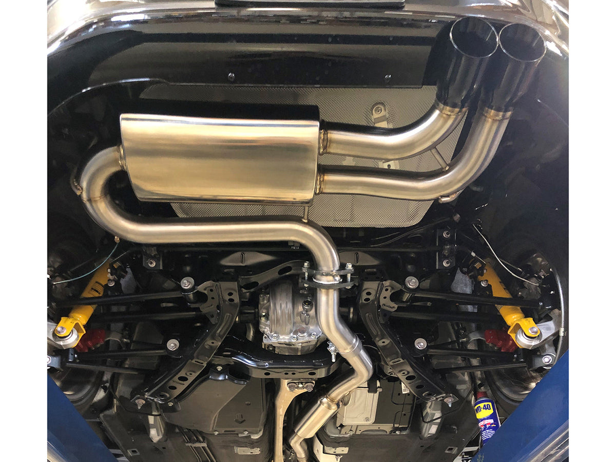 aFe Takeda 2-1/2in SS-304 Cat-Back Exhausts w/ Polished Tip 16-19 Mazda MX-5 Miata ND 2.0T