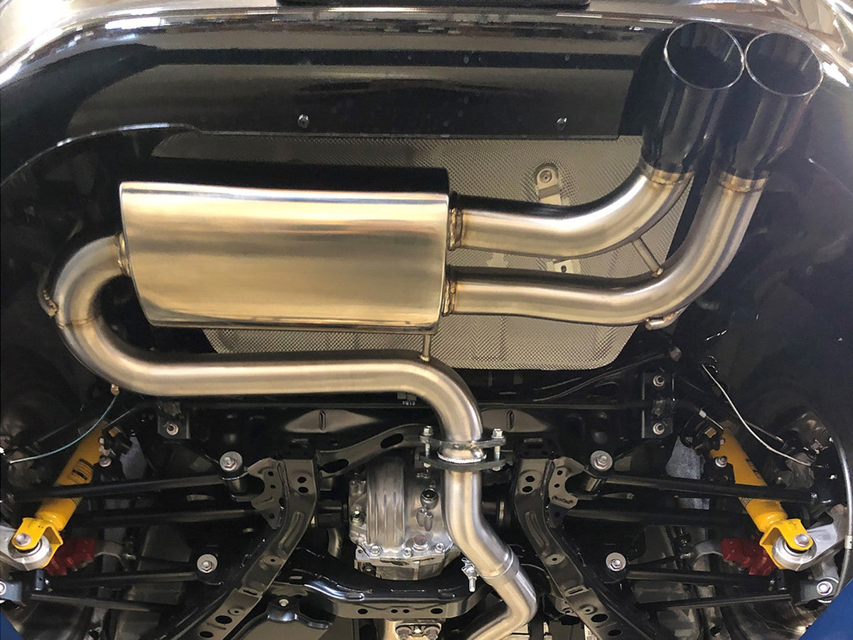 aFe Takeda 2-1/2in SS-304 Cat-Back Exhausts w/ Polished Tip 16-19 Mazda MX-5 Miata ND 2.0T