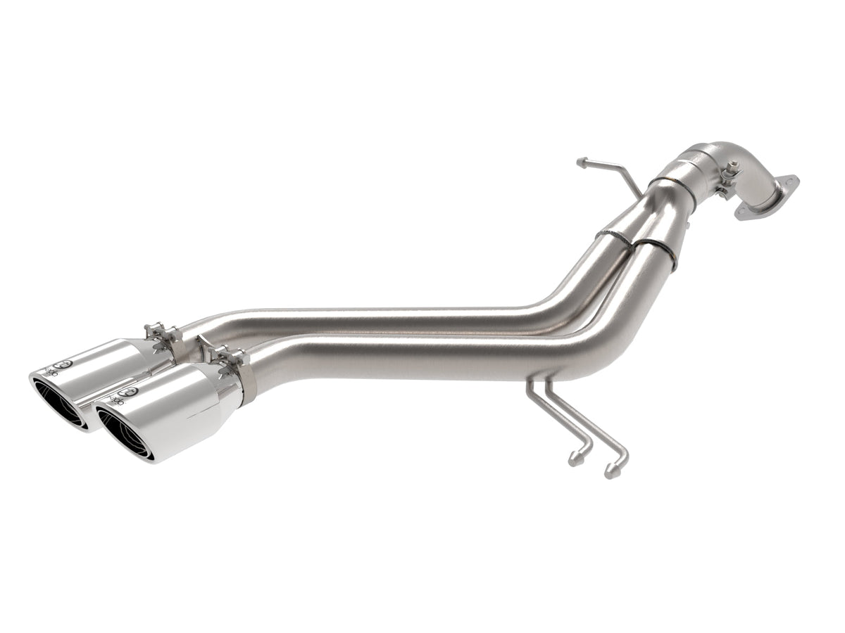 aFe Takeda 13-17 Hyundai Veloster L4-1.6L 2-1/2in 304 SS Axle-Back Exhaust w/ Polished Tips