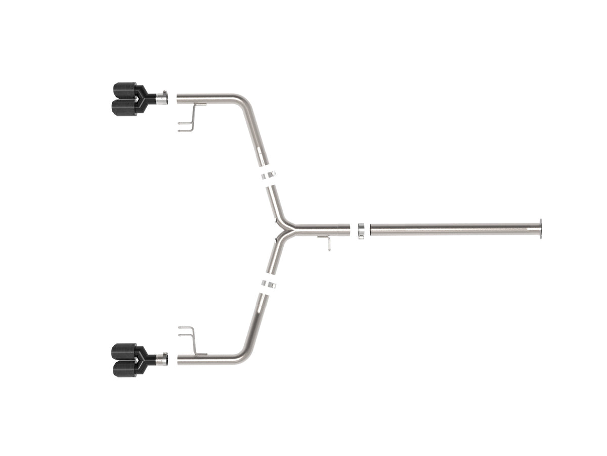 aFe Takeda 21-24 Kia K5 GT L4-2.5L (t) SS Axle-Back Exhaust System w/ Carbon Fiber Tips