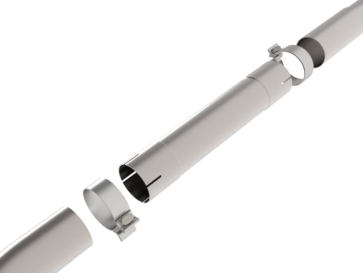 aFe Takeda 20-24 Kia Forte GT 1.6L (t) 3in 304 Stainless Steel Mid-Pipe