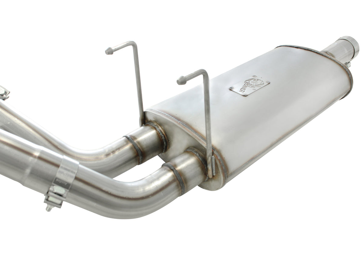 aFe MACH Force XP Exhausts Cat-Back SS-409 EXH CB Dodge Ram 1500 5.7L HEMI 09-13 Glossed Black