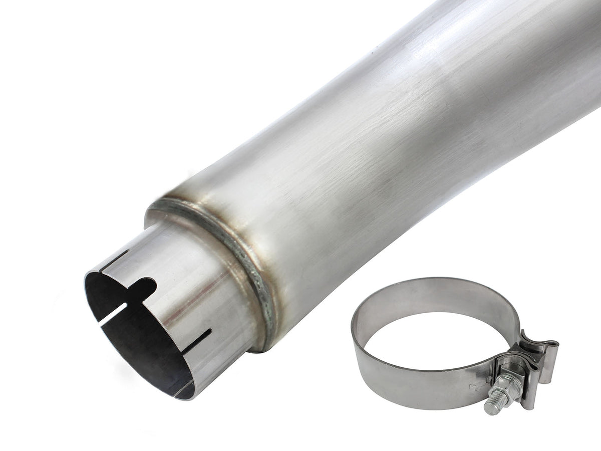 aFe MACH Force XP Exhaust Large Bore 5in DPF-Back SS 13-15 Dodge Trucks L6-6.7L (td) *Black Tip