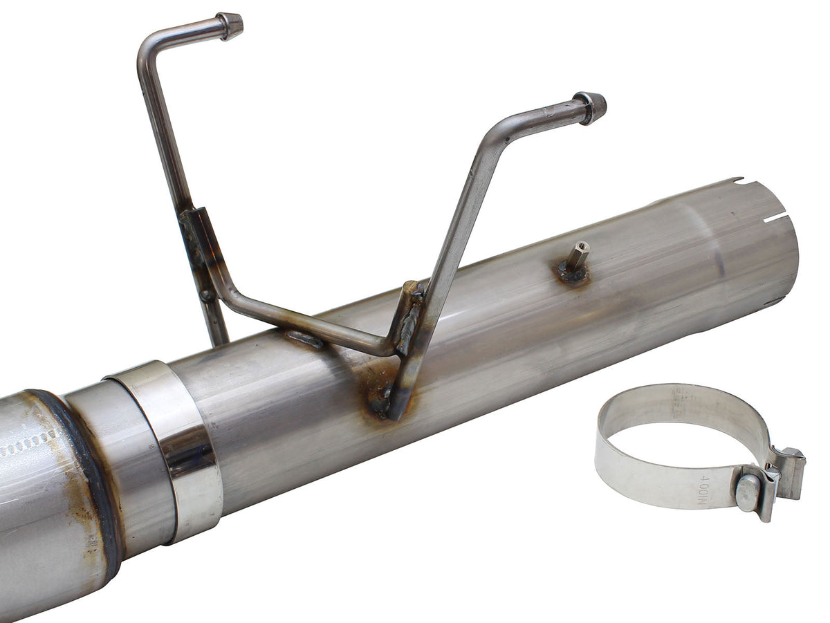 aFe MACH Force XP Exhaust Large Bore 5in DPF-Back SS 13-15 Dodge Trucks L6-6.7L (td) *Black Tip