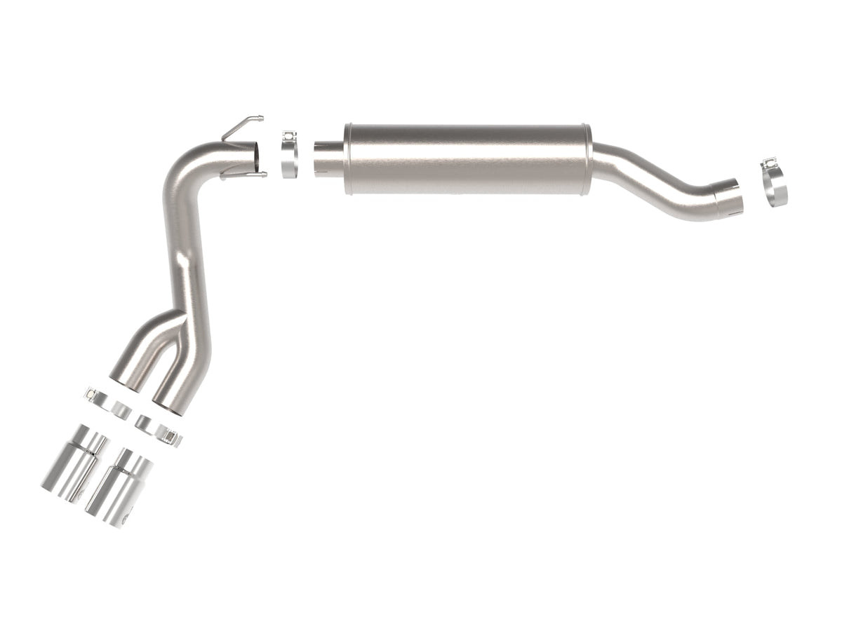aFe POWER Rebel Series 3.5in SS Cat Back Exhaust w/Pol Tips 19-21 RAM V8-6.4L Hemi