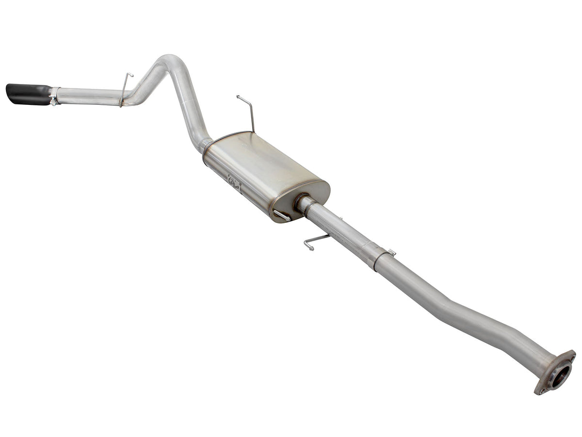aFe MACH Force XP SS Exhaust 3in to 3.5in Cat-Back w/ Black Tip 15 Ford F-150 EcoBoost V6 2.7/3.5Ltt