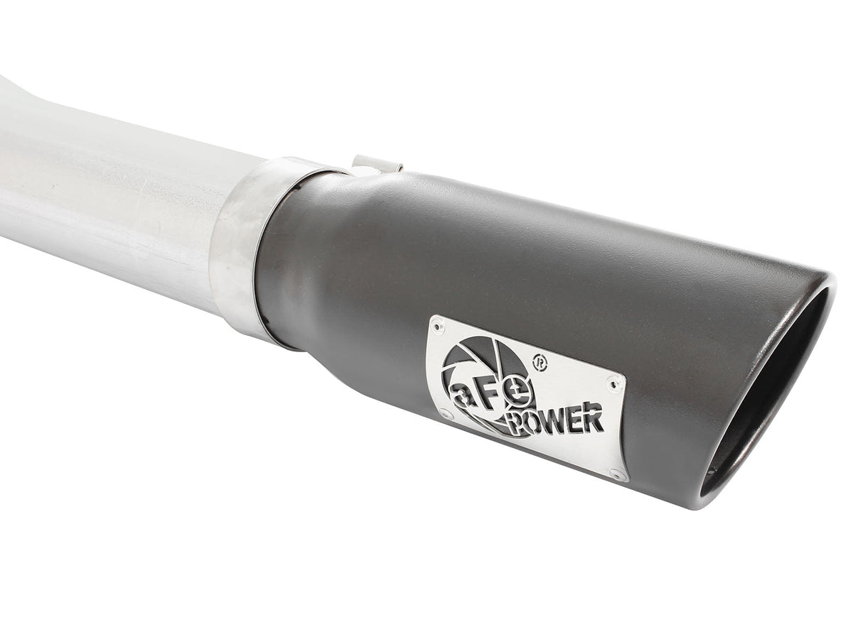 aFe MACH Force XP SS Exhaust 3in to 3.5in Cat-Back w/ Black Tip 15 Ford F-150 EcoBoost V6 2.7/3.5Ltt