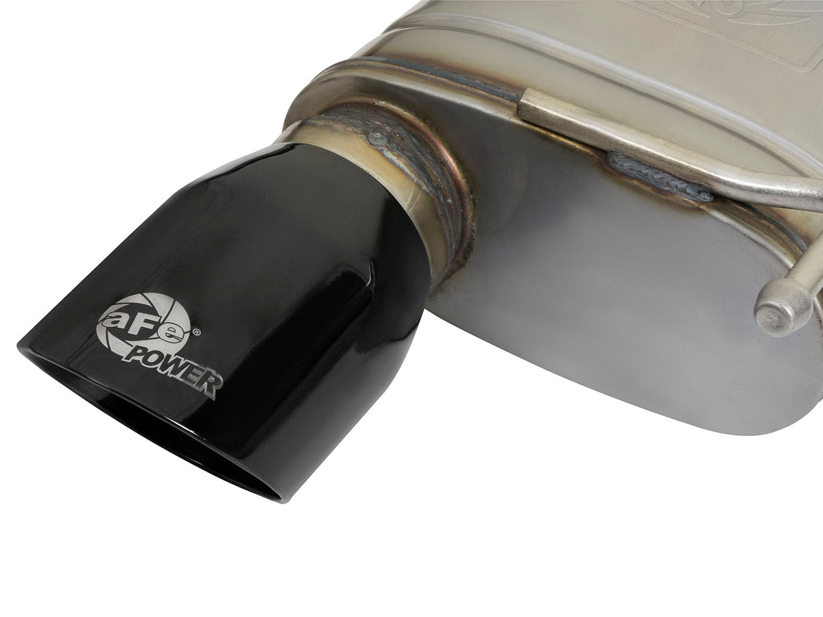 aFe MACH Force XP 2.5in 409 Stainless Axle Back Exhaust w/ Black Tips 15-17 Ford Mustang I4-2.3L (t)