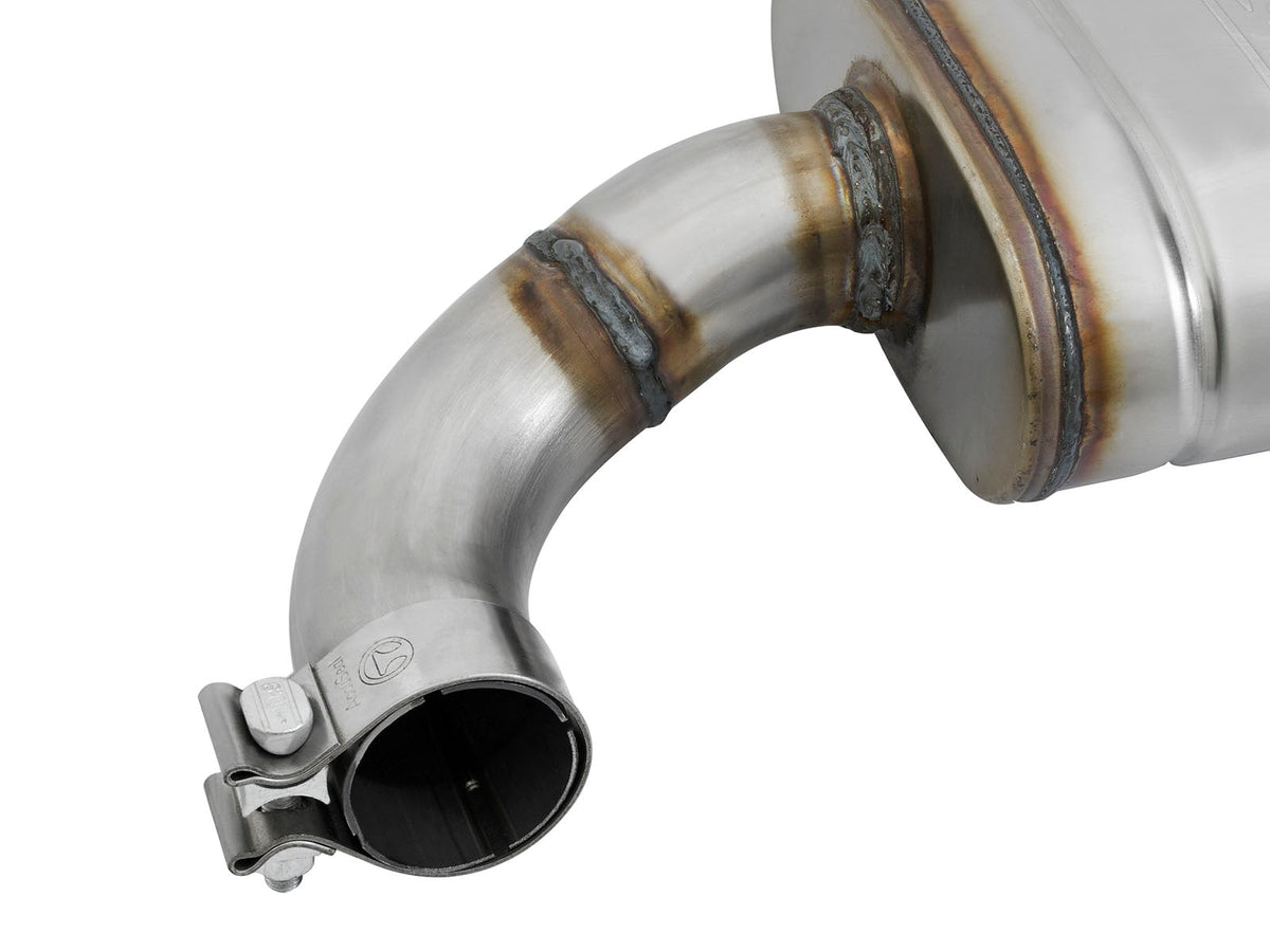 aFe MACH Force XP 2.5in 409 Stainless Axle Back Exhaust w/ Black Tips 15-17 Ford Mustang I4-2.3L (t)